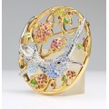 superba brosa Swarovski " Hummingbird ". colectia Tranquility. 2003